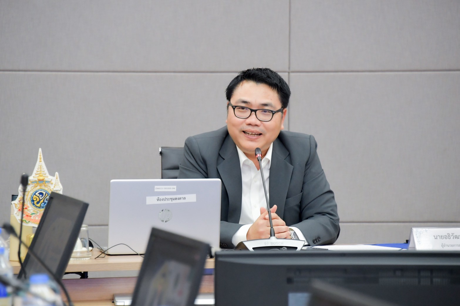 คณะศึกษาดูงานจุฬาลงกรณ์มหาวิทยาลัย เยี่ยมชมการดำเนินงานด้านพัสดุ กรมชลประทาน