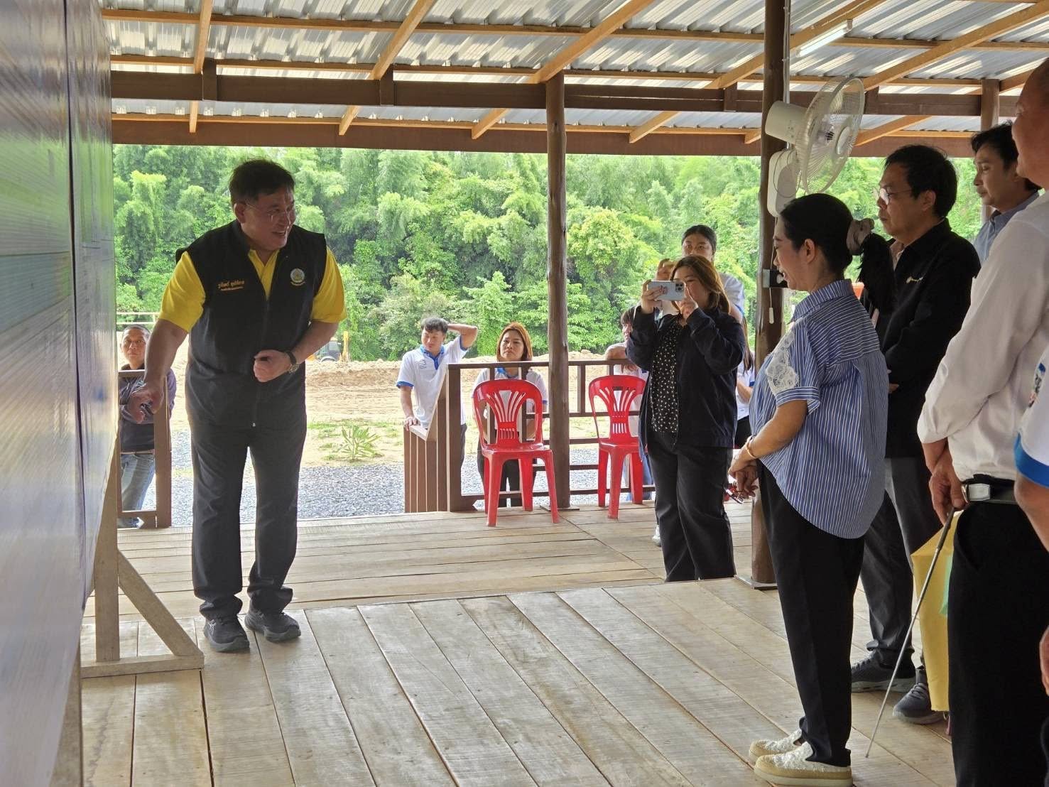 รองฯฐนันดร์ ติดตามความคืบหน้างานพัฒนาแหล่งน้ำเมืองราชบุรี - กาญจนบุรี