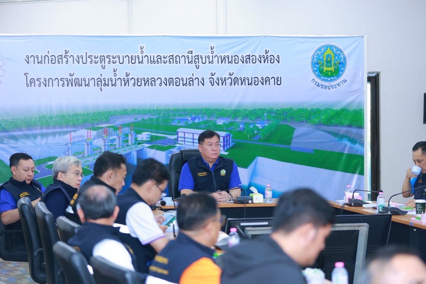 รองอธิบดีฯ ฐนันดร์ ลงพื้นที่ติดตามการบริหารจัดการน้ำ เมืองอุดร-หนองคาย