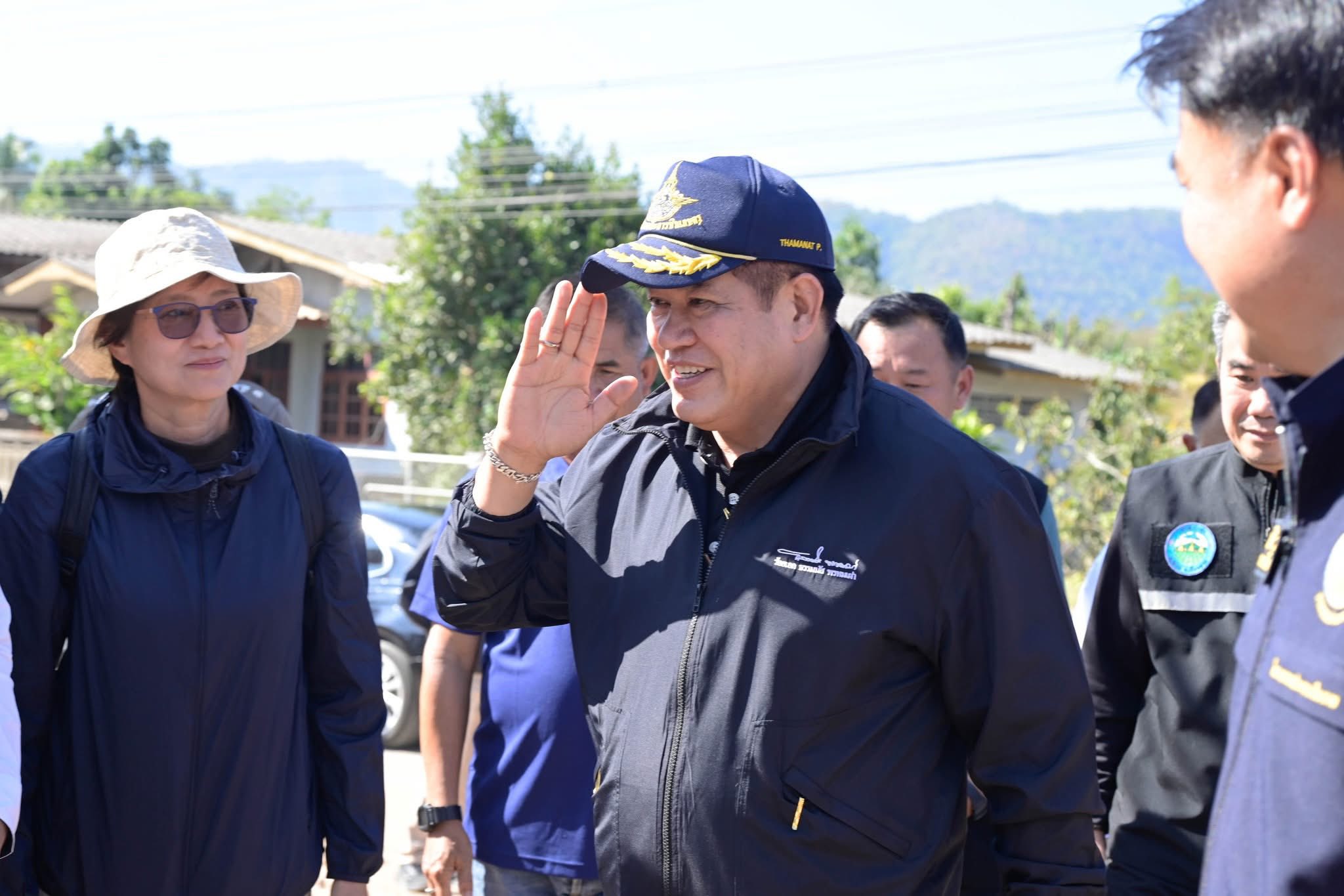 รองนายกฯ ธรรมนัส ลงพื้นที่ติดตามโครงการฝายห้วยแม่ส้านพร้อมระบบส่งน้ำ จังหวัดเชียงราย คืบหน้ากว่า 90% 