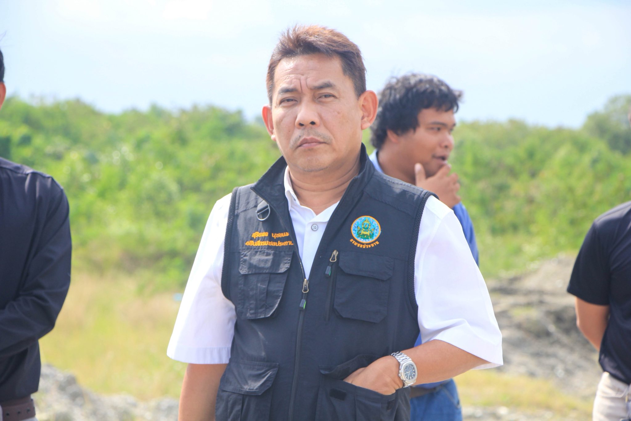 อธิบดีกรมชลประทานลงพื้นที่ติดตามและเร่งรัดงานก่อสร้างโครงการสำคัญ จ.นครศรีธรรมราช