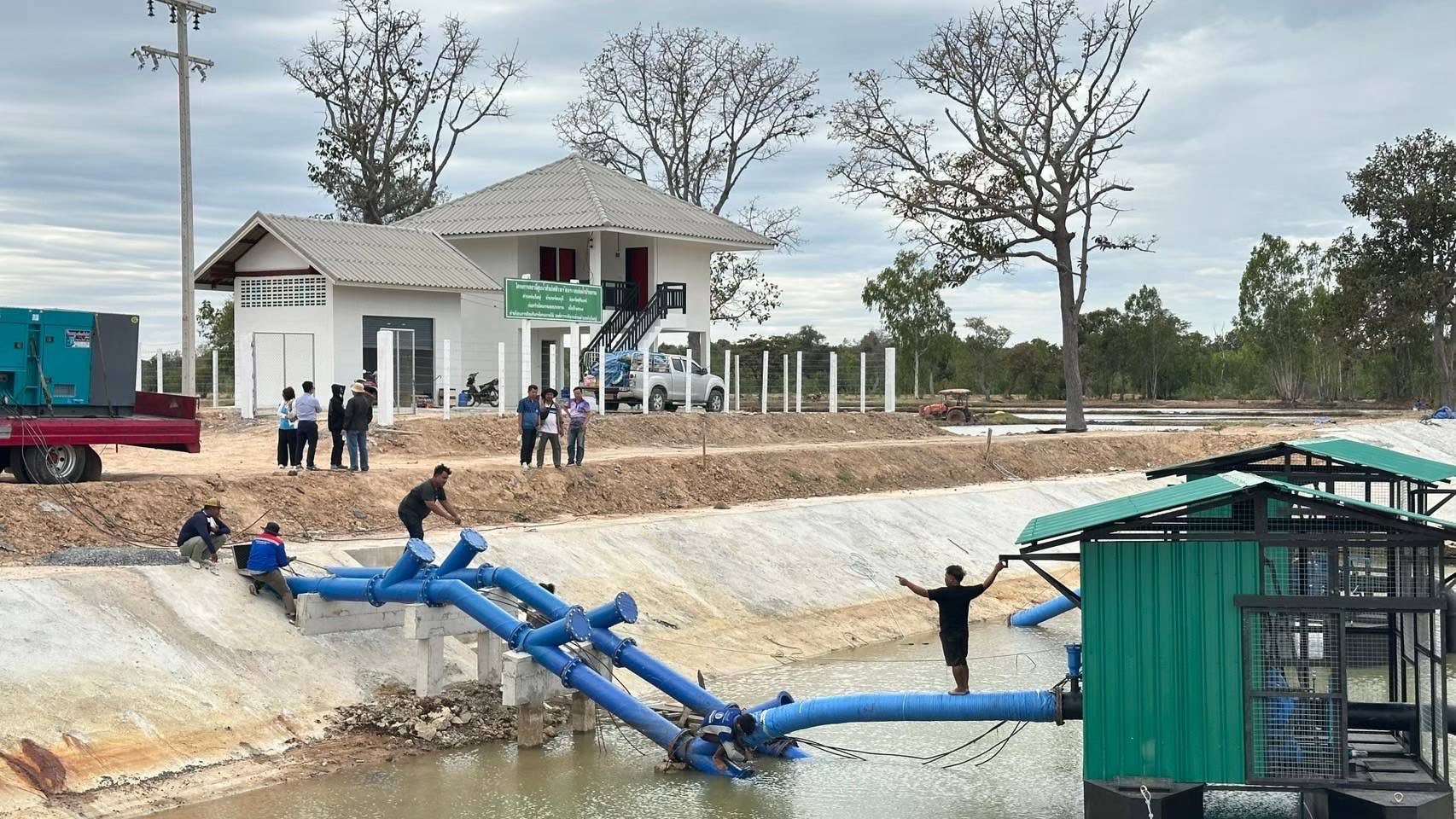 กรมชลประทานชี้แจงกรณีโครงการสถานีสูบน้ำด้วยไฟฟ้า ต.ทับใหญ่ พร้อมเดินหน้าหนุนท้องถิ่นแก้ปัญหาให้ประชาชน