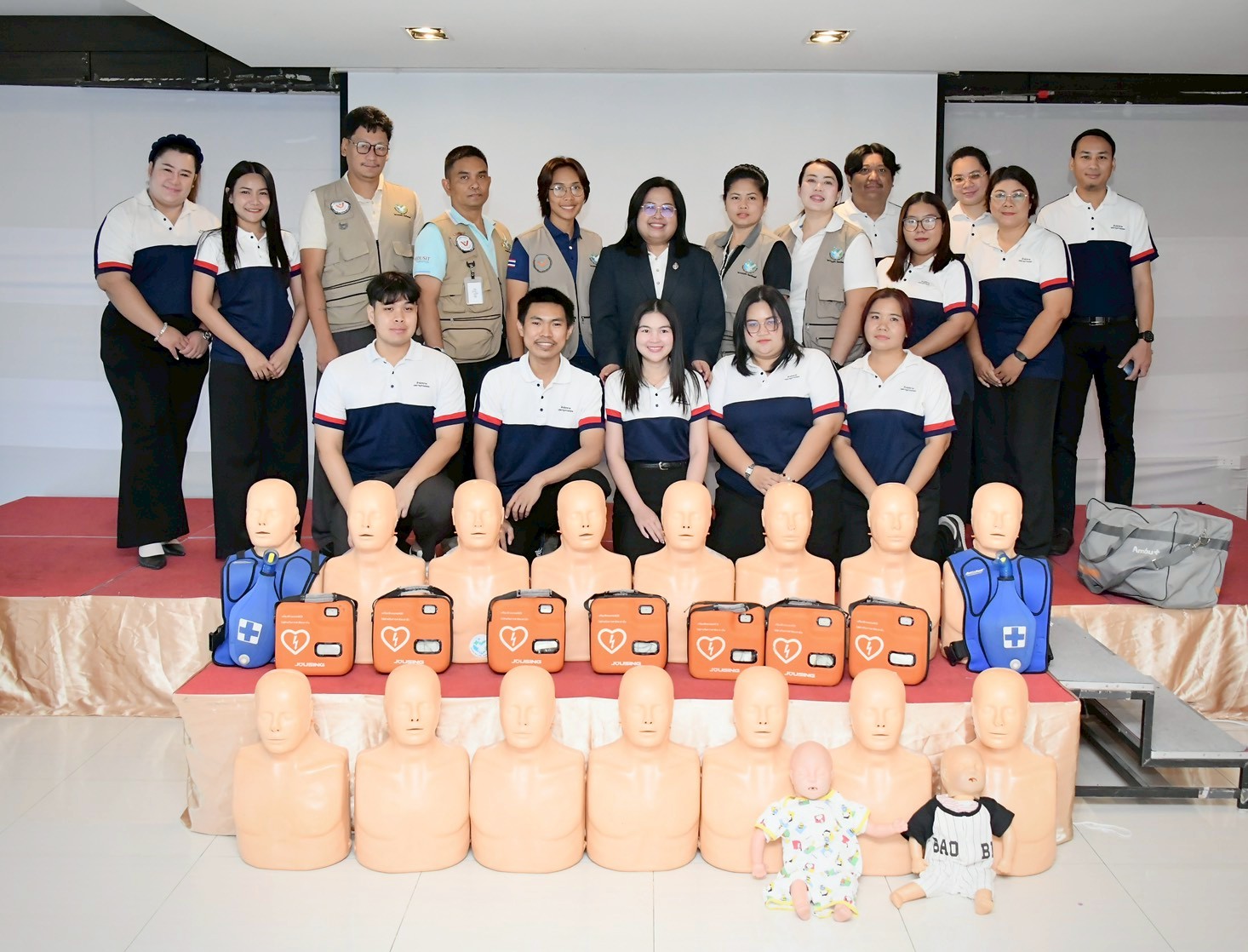 กรมชลประทาน จัดอบรมปฐมพยาบาลเบื้องต้น และการช่วยฟื้นคืนชีพขั้นพื้นฐาน (CPR) รุ่นที่ 2 