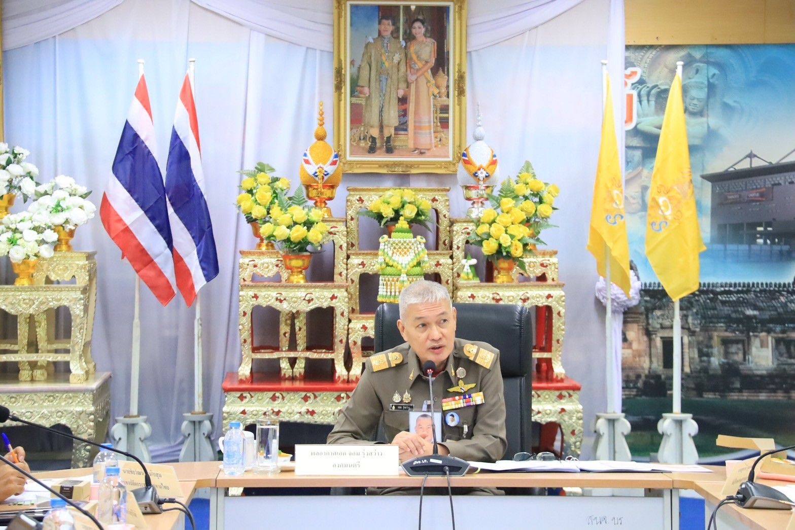 องคมนตรีติดตามและขับเคลื่อนโครงการอันเนื่องมาจากพระราชดำริ พื้นที่จังหวัดบุรีรัมย์